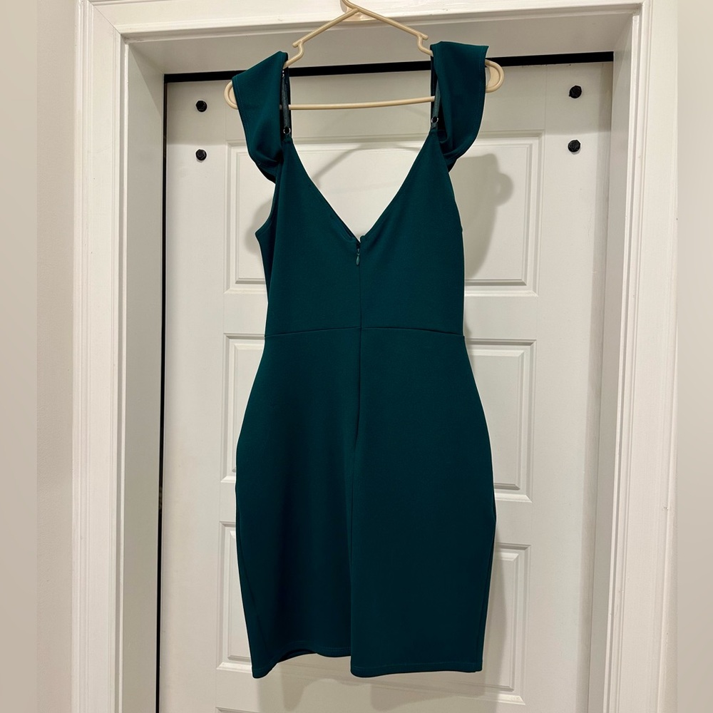 Lulus green mini dress size small - Picture 2 of 3